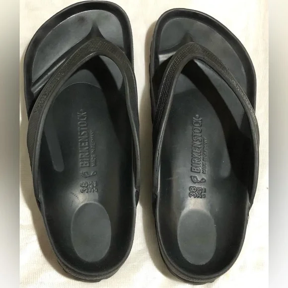 Birkenstock Black Flip Flops - Picture 3 of 9